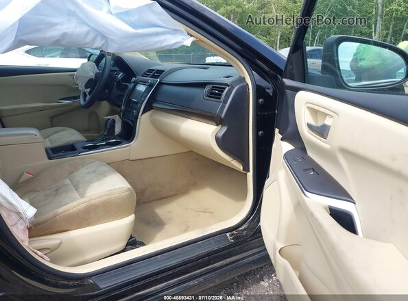 4T4BF1FK4GR557682 2016 TOYOTA CAMRY Black Widok wnętrza z przodu