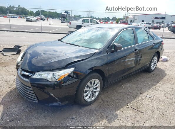 4T4BF1FK4GR557682 2016 TOYOTA CAMRY Black Przód lewy