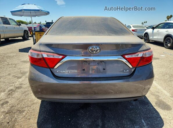 4T4BF1FK4GR571579 2016 TOYOTA CAMRY Gray უკანა ხედი