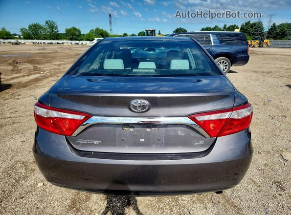 4T4BF1FK5GR549753 2016 TOYOTA CAMRY Gray Widok z tyłu