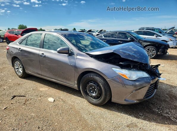 4T4BF1FK5GR549753 2016 TOYOTA CAMRY Gray Przód prawy