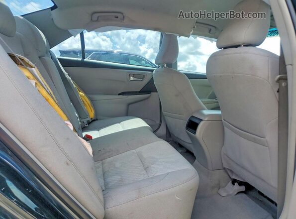 4T4BF1FK6GR554671 2016 TOYOTA CAMRY Black Rear seats view