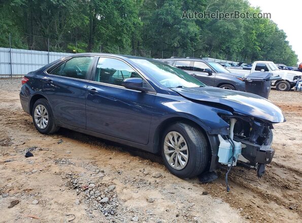 4T4BF1FK6GR575634 2016 TOYOTA CAMRY Синий Передняя правая четверть