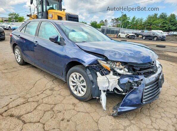 4T4BF1FK7GR516978 2016 TOYOTA CAMRY Blue Front right