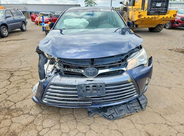 4T4BF1FK7GR516978 2016 TOYOTA CAMRY Blue Front view
