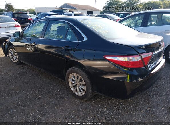 4T4BF1FK7GR531285 2016 TOYOTA CAMRY Black უკანა მარცხენა