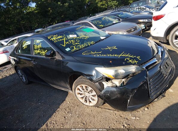 4T4BF1FK7GR531285 2016 TOYOTA CAMRY Black ხელსაწყოთა პანელის ხედი