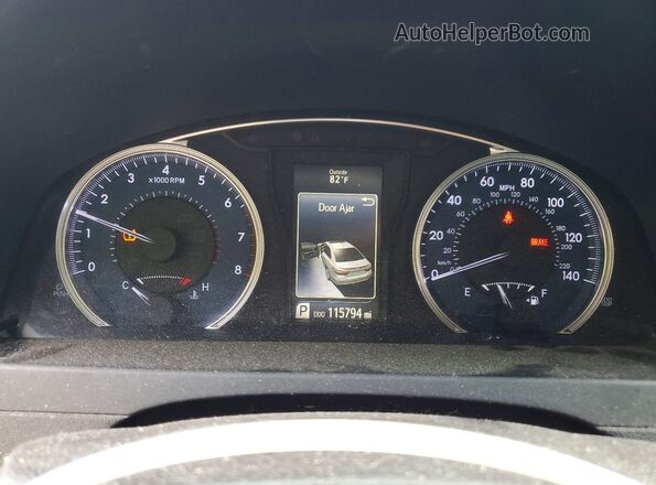 4T4BF1FK7GR552900 2016 TOYOTA CAMRY Silver Instrument cluster view