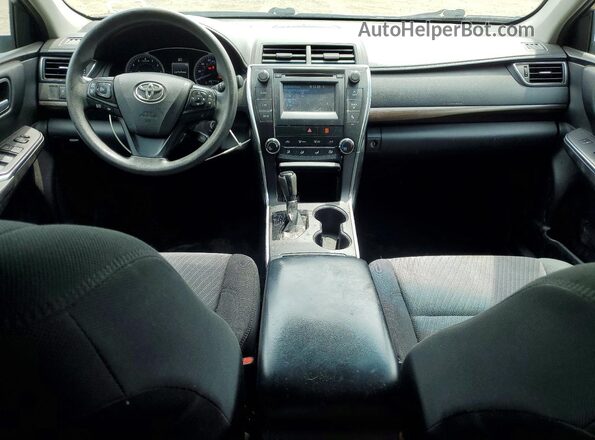 4T4BF1FK7GR552900 2016 TOYOTA CAMRY Silver Dashboard view