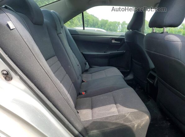 4T4BF1FK7GR552900 2016 TOYOTA CAMRY Silver Rear seats view