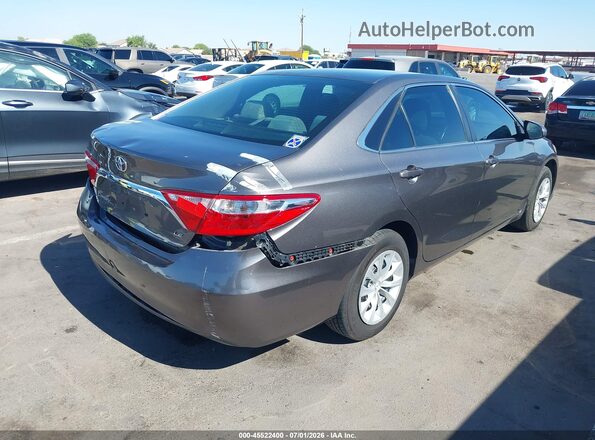 4T4BF1FK7GR569776 2016 TOYOTA CAMRY Gray Trasero derecho