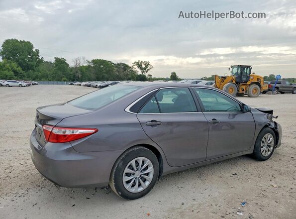 4T4BF1FK8GR523356 2016 TOYOTA CAMRY Серый Задняя правая четверть