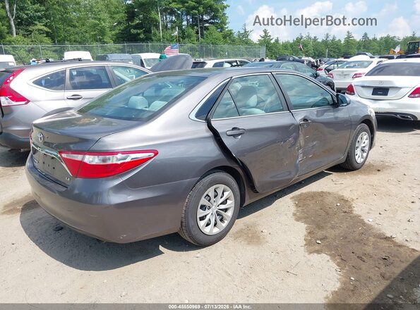 4T4BF1FK8GR535085 2016 TOYOTA CAMRY Gray Trasero derecho