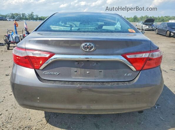 4T4BF1FK9GR550386 2016 TOYOTA CAMRY Gray Вид ззаду