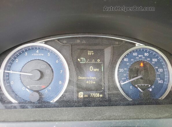 4T4BF1FKXGR559324 2016 TOYOTA CAMRY Silver Вид щитка приладів