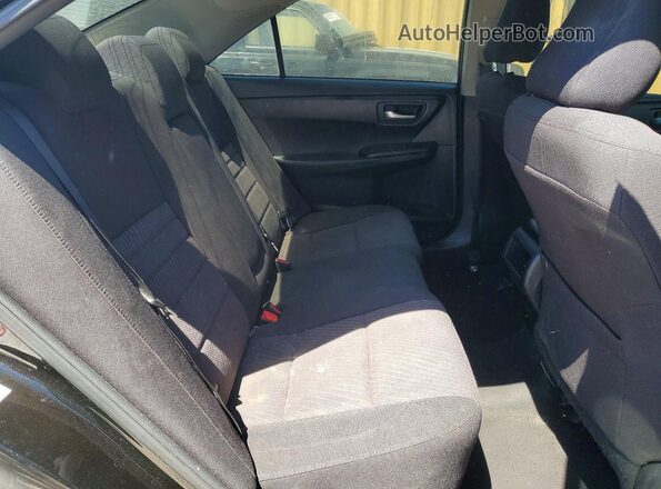 4T4BF1FKXGR564703 2016 TOYOTA CAMRY Black Rear seats view