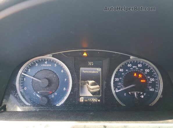 4T4BF1FKXGR564703 2016 TOYOTA CAMRY Black Instrument cluster view