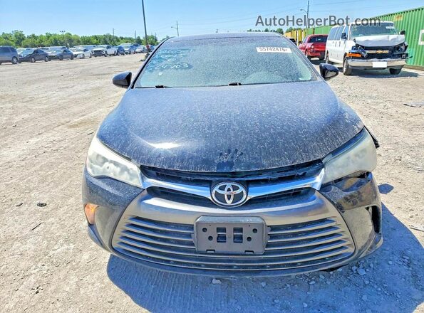 4T4BF1FKXGR564703 2016 TOYOTA CAMRY Black Front view