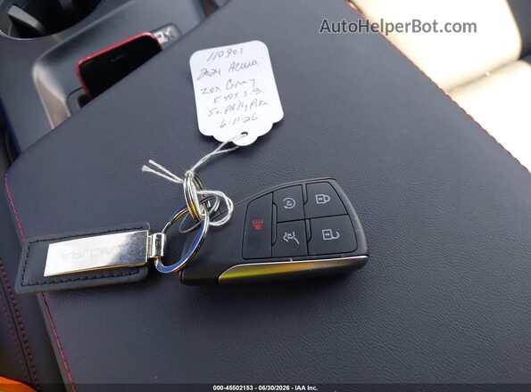 4W5KHNRL4RZ509032 2024 ACURA ZDX Gray Вид панелі приладів