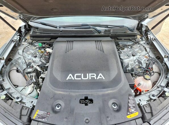 4W5KHNRL6RZ500476 2024 ACURA ZDX Gray Вид задньої частини салону