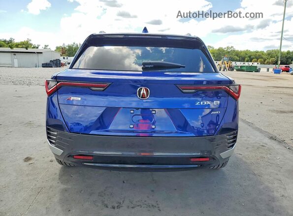 4W5KHNRL7RZ510319 2024 ACURA ZDX Blue Rear view