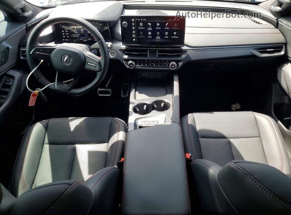 4W5KHNRL7RZ510319 2024 ACURA ZDX Blue Dashboard view