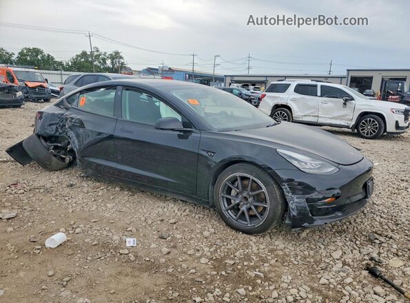 5YJ3E1EA2PF506821 2023 TESLA MODEL Черный Вид спереди