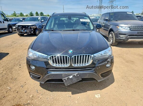 5UXWX9C36H0T23236 2017 BMW X3 Black Vista trasera