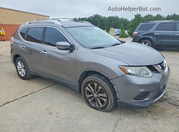 KNMAT2MT7GP725138 2016 NISSAN ROGUE Black წინა ხედი