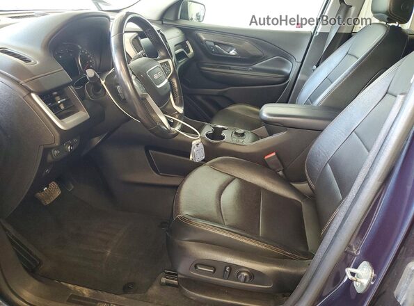 3GKALWEU4JL307660 2018 GMC TERRAIN Blue Вид панелі приладів