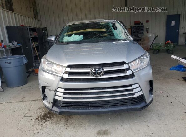 5TDBZRFH0KS718860 2019 TOYOTA HIGHLANDER Серый Вид сзади