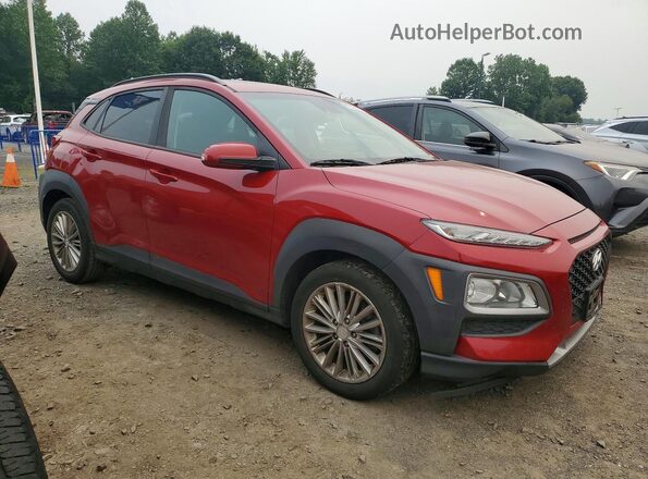 KM8K6CAA2KU325448 2019 HYUNDAI KONA Red წინა ხედი