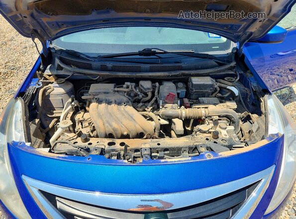 3N1CN7AP8GL898835 2016 NISSAN VERSA Blue VIN sticker view