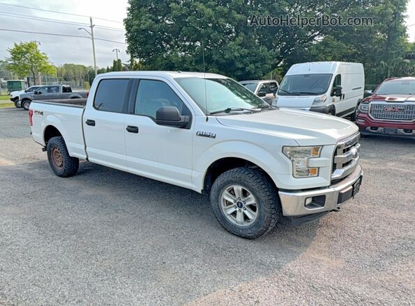 1FTFW1EF1GFB38245 2016 FORD F150 Белый Задняя левая четверть