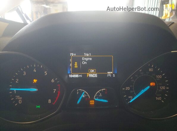 1FMCU9JD7HUF07629 2017 FORD ESCAPE Beige Vista de los asientos traseros