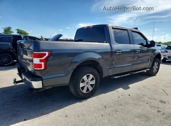 1FTEW1CP5KKF30605 2019 FORD F150 Gray Delantero derecho