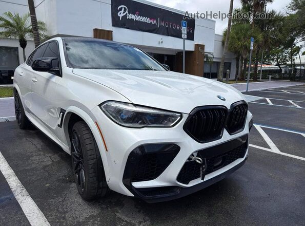 5YMCY0C09L9B05681 2020 BMW X6 White Tył lewy
