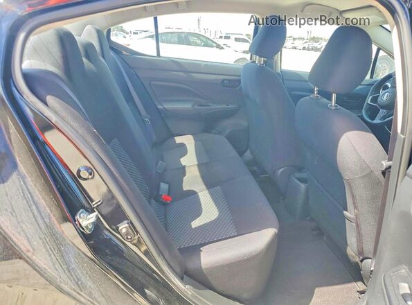 3N1CN8DVXPL832173 2023 NISSAN VERSA Black უკანა სალონის ხედი