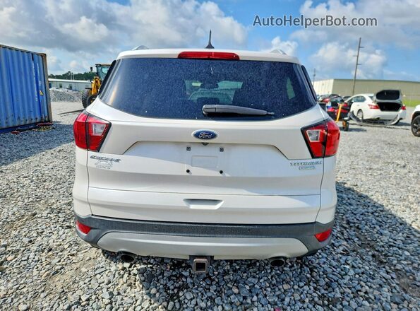 1FMCU0J9XKUB20278 2019 FORD ESCAPE White Вид салону спереду