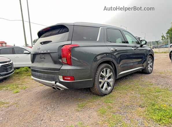 KM8R3DHE5MU213008 2021 HYUNDAI PALISADE Gray Widok z przodu