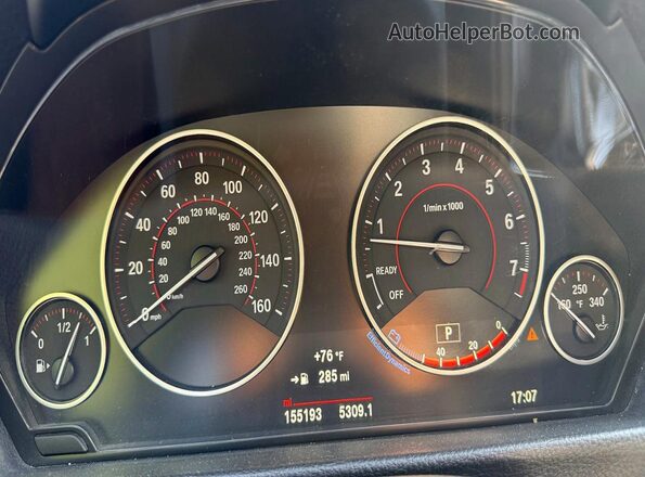 WBA4F9C32HG812362 2017 BMW 4 SERIES Black Vista del cuadro de instrumentos