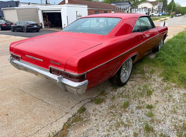 164376A136670 1966 CHEVROLET IMPALA Red Widok z przodu