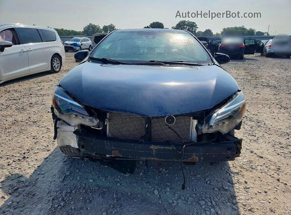 2T1BURHE4KC163020 2019 TOYOTA COROLLA Синий Вид сзади