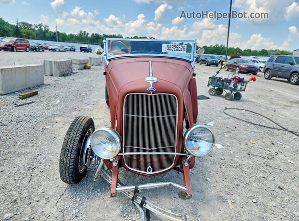 5032187 1932 FORD 1932 Burgundy წინა ხედი