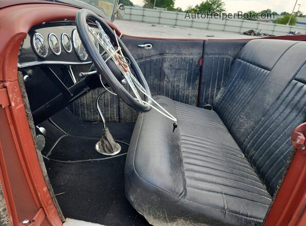5032187 1932 FORD 1932 Burgundy წინა სალონის ხედი