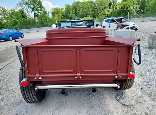 5032187 1932 FORD 1932 Burgundy უკანა ხედი