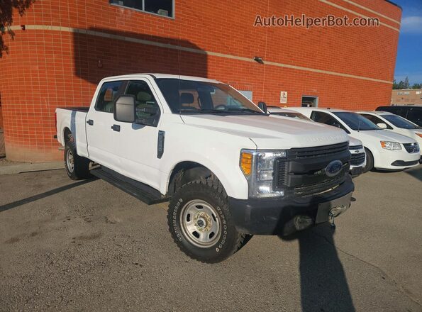 1FT8W3B60HED95980 2017 FORD F350 White Trasero izquierdo