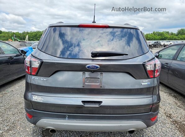 1FMCU9GD9HUE67433 2017 FORD ESCAPE Gray წინა სალონის ხედი