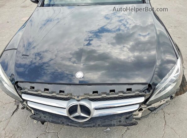55SWF4KB0GU142213 2016 MERCEDES-BENZ C Черный Вид задней части салона