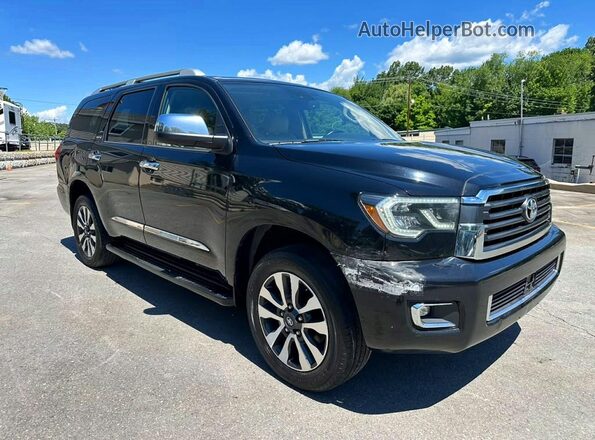 5TDJY5G14KS167454 2019 TOYOTA SEQUOIA Black Вид спереду
